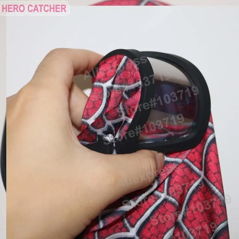 Герой Catcher Высокое качество на заказ герой Райми Человек-паук косплей маска Человек-паук Маска с черными линзами маска Райми спдиерман