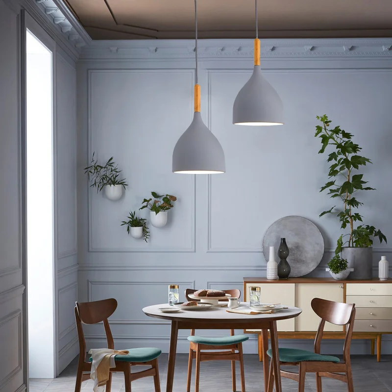 Многоцветные лампы Lustre подвесной светильник s ресторанный деревянный ing кухонный