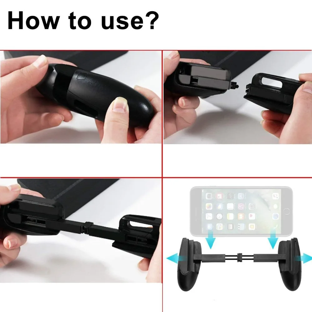 Геймпад HEYNOW для iphone L1/R1 игровой контроллер с держателем и кнопкой