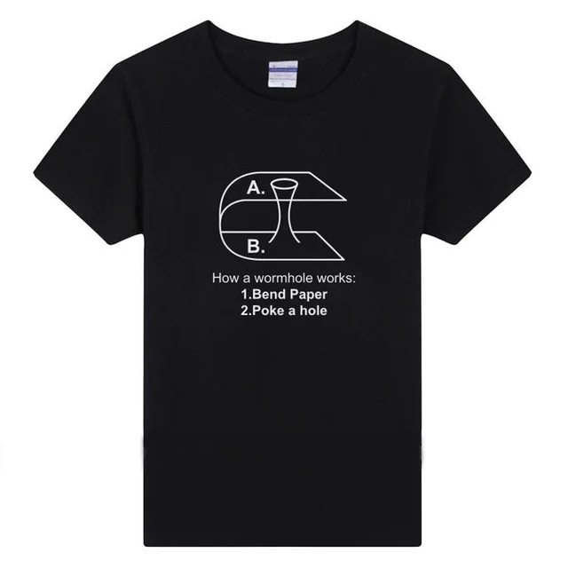 warhammer 2017 newest design wormhole men tshirt science how a science it works t shirt