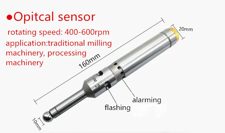 CNC зонд Электронный видоискатель края датчика titanium покрытием немагнитные подписания датчик точки касания с светодиодный звуковой сигнал край finder