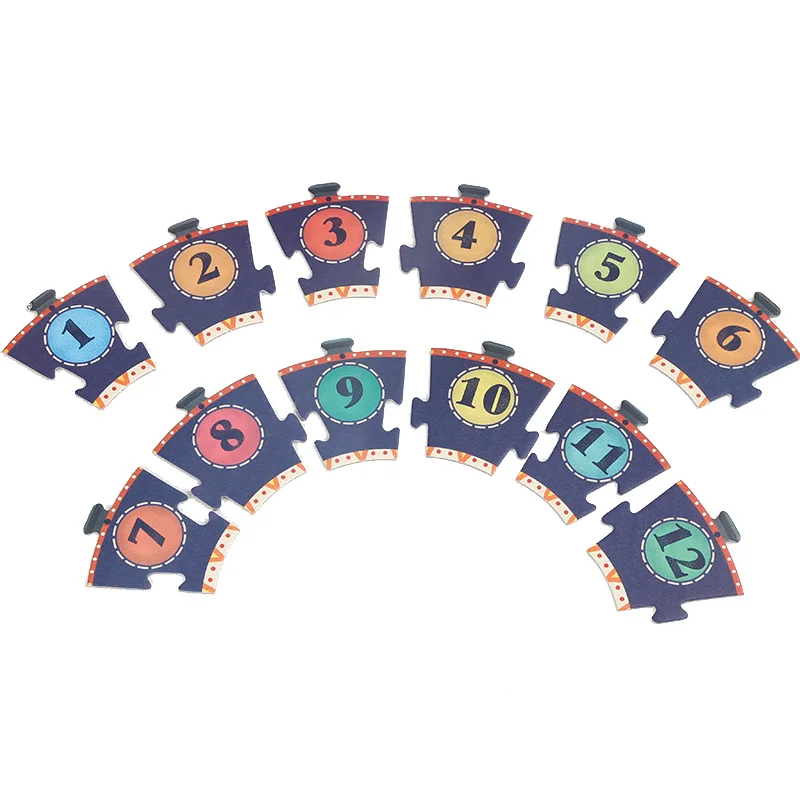 Educational Children's Toys Digital Geometric Paper Clock Toys Multi-functional Color Jigsaw Education Toy Children's Gift Educational Children's Toys Digital Geometric Paper Clock Toys Multi-functional Color Jigsaw Education Toy Children's Gift