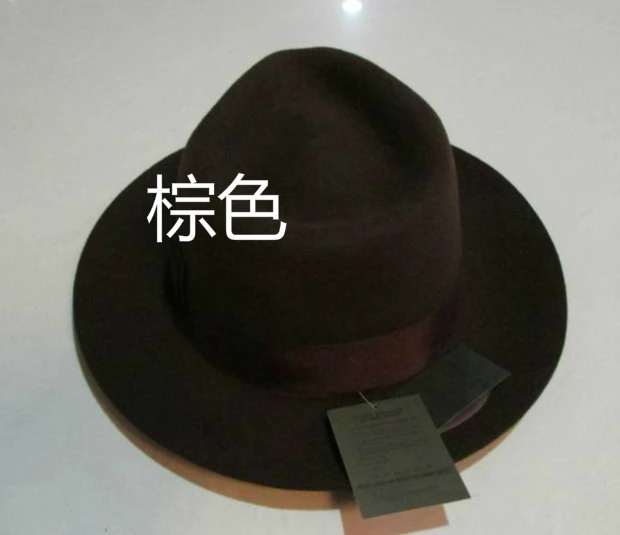 Леди шерстяная шляпа-котелок шляпа fedora фетровая шляпа Billycock зимняя модная шляпа Bowler шерстяная шляпа мягкая фетровая шляпа Новая Шляпка с перьями B-8130