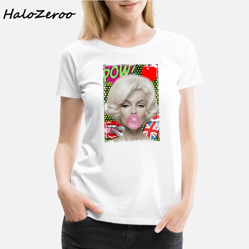 

Bubble Gum Chewing Printed T Shirt Women Bubblelicious Funny Women Tops Shirt Vintage Streetwear Aesthetic Clothing