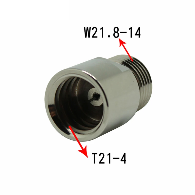 CO2 регуляторы адаптер конвертер для аквариума аквариум цилиндр T21-4 в W21.8-14