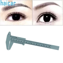 Татуировки аксессуары 1 ШТ. Microblading Многоразовые Перманентный Макияж Бровей Руководство Правитель Мера Инструменты u61025