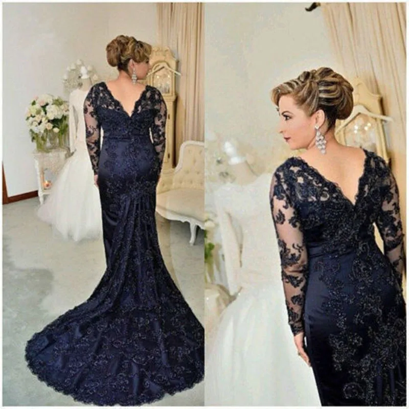 navy blue mother of the bride