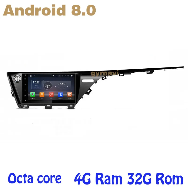Восьмиядерный PX5 Android 8 0 автомобильный проигрыватель с радио и GPS для toyota camry 2017 2018