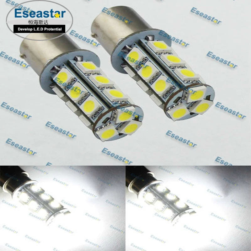 2 pcs/lot eseastar Free Shipping 13 LEDSMD5050 A 1157 car led lamp P21/5W light BAY15D | Автомобили и мотоциклы
