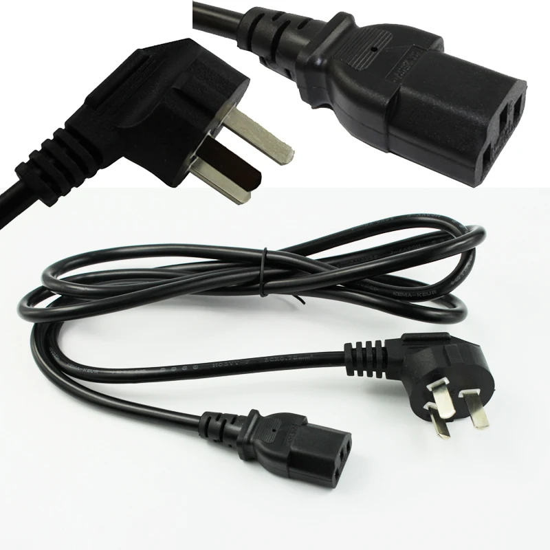 IEC320 C13 Kettle to AU Plug 3 Pin AC Power Cable Cord Adapter Charger