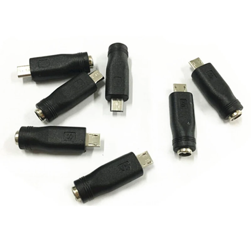 Kebidu 5 5*2 1 к Micro usb коннектор с портом Jack для микро 5Pin DC Мощность Зарядное устройство