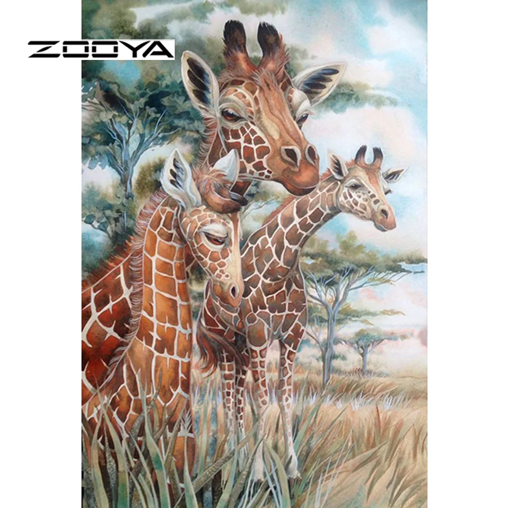 ZOOYA DIY алмазная живопись вышивка крестиком Жираф Алмазная распродажа картин