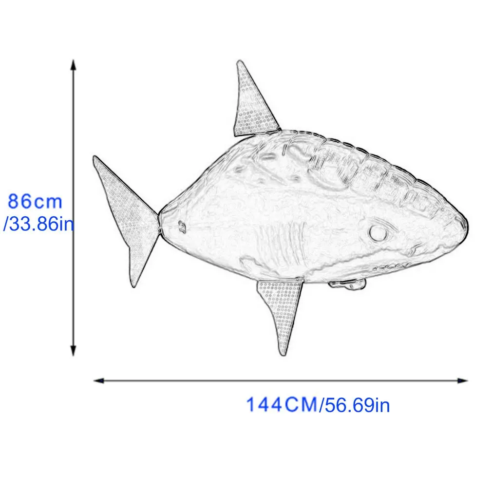 Дистанционное управление летающая рыба надувная Акула дистанционное управление летающая рыба дистанционное управление Акула детские игрушки