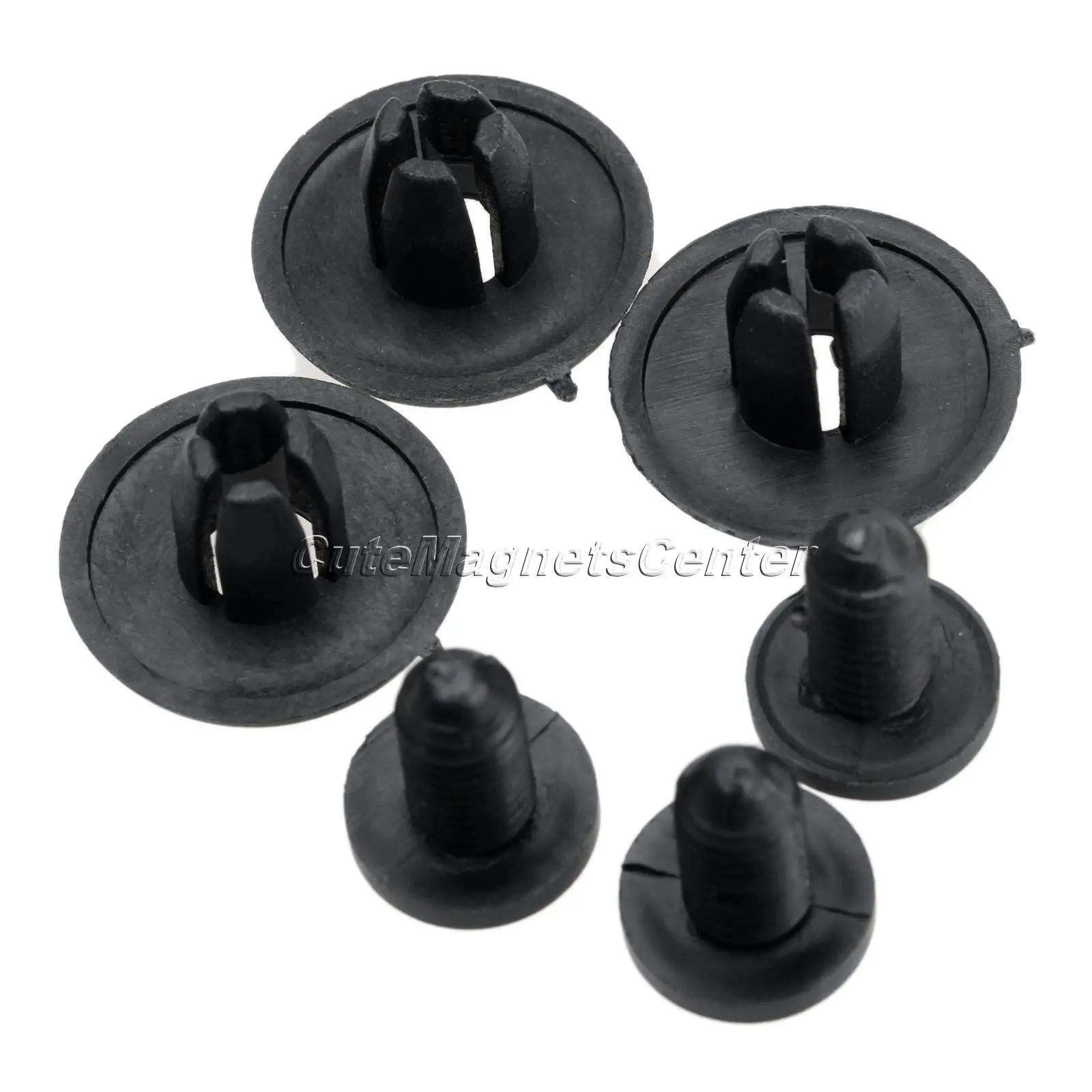 50Pcs 7.5mm Hole Auto Splash Shield Fastener Rivet Retainer Clips Car