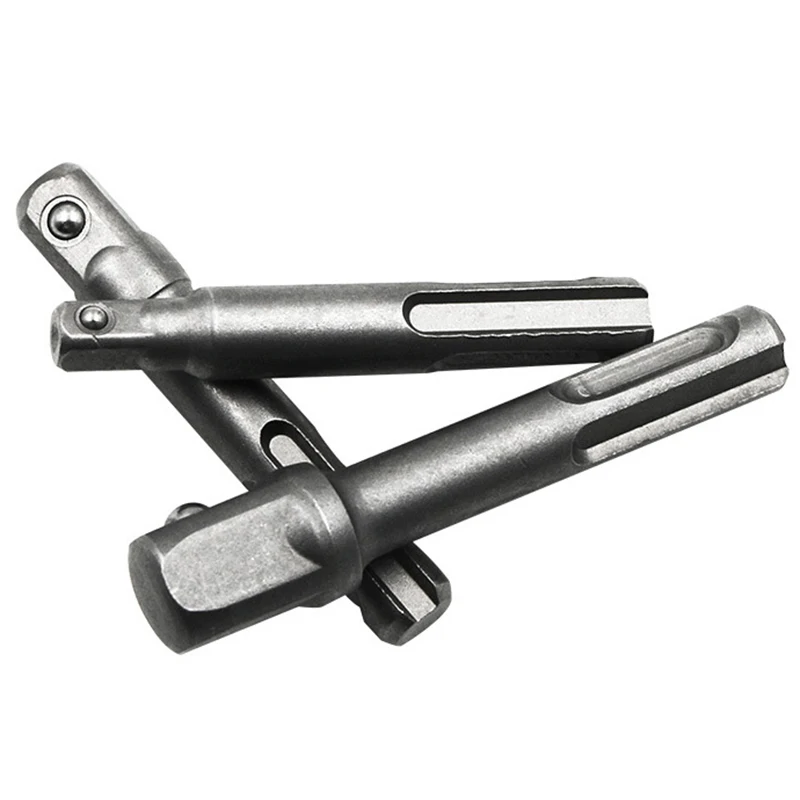 

3pcs SDS Socket Driver Set Drill Bit Adaptor 3/8 1/4 1/2" Hex Shank Converter Impact Drill Hammer Adapter Tools