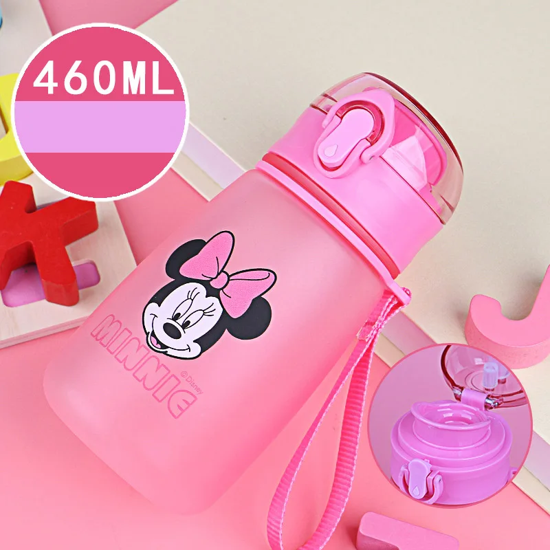 Disney Children's Cup Primary School Drop-proof Plastic Cup Kindergarten Baby Household Portable Summer Straight Drinking Cup