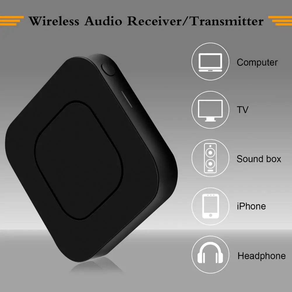 2 в 1 беспроводной Bluetooth 4,2 аудио передатчик приемник 3,5 мм Aux адаптер для ТВ домашняя стереосистема ПК наушники Динамик