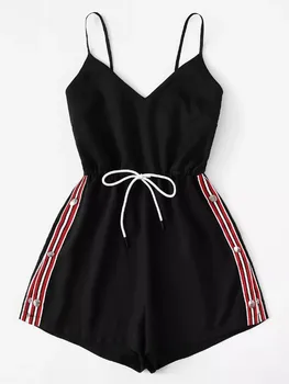 

New Fashion Sexy Bodysuits Plus Size Jumpsuit Bodysuit Women Summer Body Feminino Sling Overalls Solid Vintage Playsuit Tops