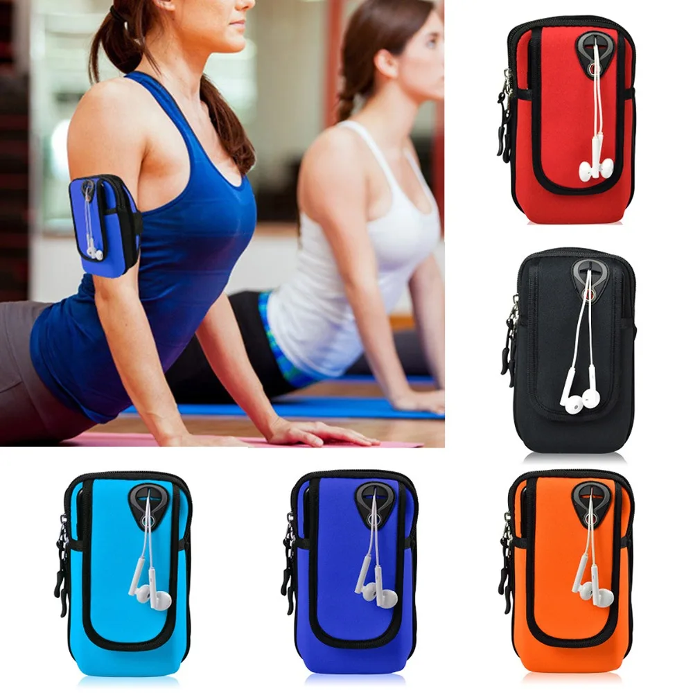 Sports Jogging Gym Armband Running Bag Arm Wrist Hand Mobile Phone Case Holder Bag Outdoor