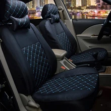 Custom Luxury Imitation Leather Auto Car Seat Covers Automotive Silk Universal Front Rear Seat for KIA