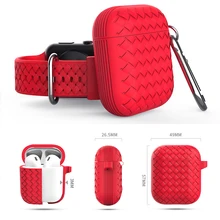 GOOJODOQ для AirPods чехол Airpod Funda чехол поддержка беспроводных наушников Чехол Мягкий силиконовый чехол для Air pod 1 2