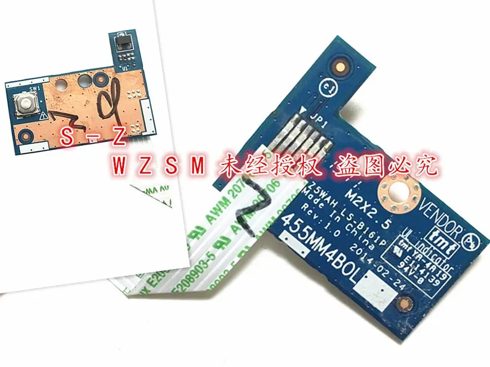 Новый LS B161P для ACER ASPIRE E5 521 571 511 531 571g кнопка включения доска 5WAE серии|Компьютерные