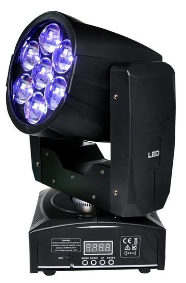 Музыкальная стойка для полетов 6 черный x lot TP PL6W5 7x12W RGBW Цвет 4IN1 LED Zoom Moving Head шайба