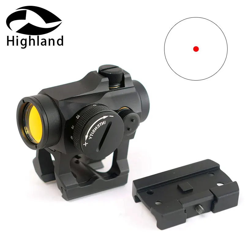 

Tactical Rifle scope Optics Red Dot Reflex Optics Sight Scope 20mm Weaver High and low mounting Rail Base for Airsoft Rifle