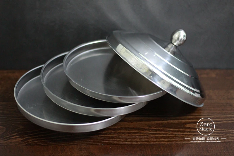 

Dove Pan Of Collector - Silver Double Layer/Load,Magic Tricks,Stage,Illusions, Accessories,Appearing,Gimmick,props