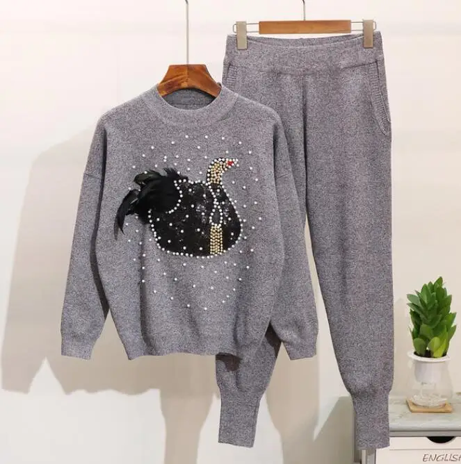 knit sweatsuit set