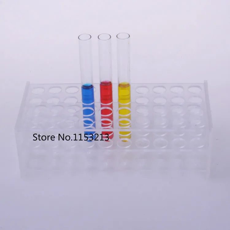 

18.5mm*40-Holes rectangle transparent Plexiglass test tube holder organic glass test tube rack cocktail holder free shipping