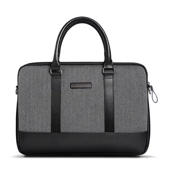 

WIWU Leather Laptop Bag Case for MacBook Pro 13 Computer Bag for Xiaomi Notebook Air 13.3 Laptop Messenger Bag for Dell 15