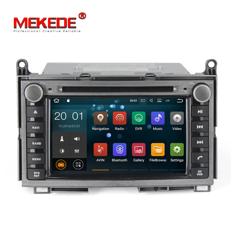 

Quad Core 2G RAM 16G ROM Android 7.1 car dvd player GPS navigation Radio Stereo for toyota venza 2008-2014 with wifi BT 3G