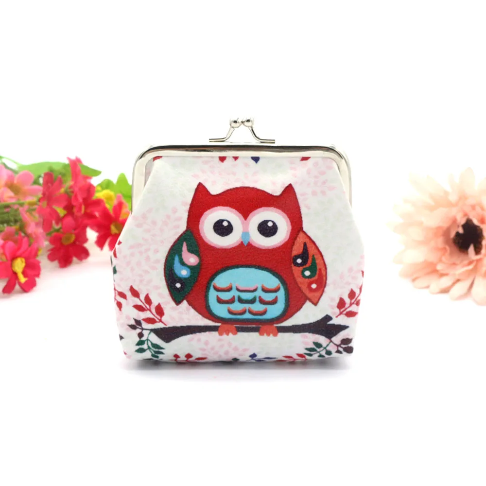  2016 Hot Sale Coin Purse Womens Owl Elephant Wallet Card Holder Coin Purses Clutch Handbag Bag bolsos femenina  