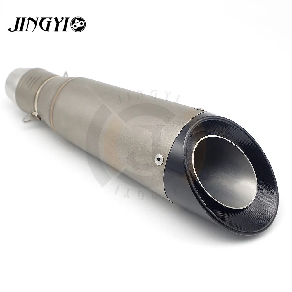 

51mm Inlet Universal Motorcycle Exhaust Pipe Muffler Stainless Steel silencieux moto Slip On FOR SUZUKI GSXR GSX-R 600 750 K6 K7