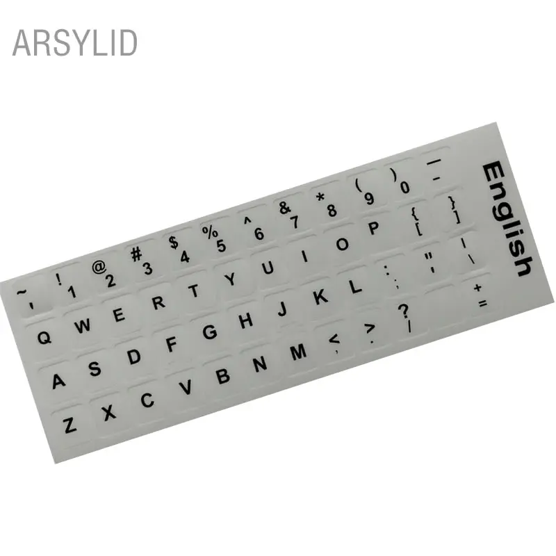 2 шт. матовые наклейки для клавиатуры английский язык|keyboard stickers|sticker keyboardletter keyboard |