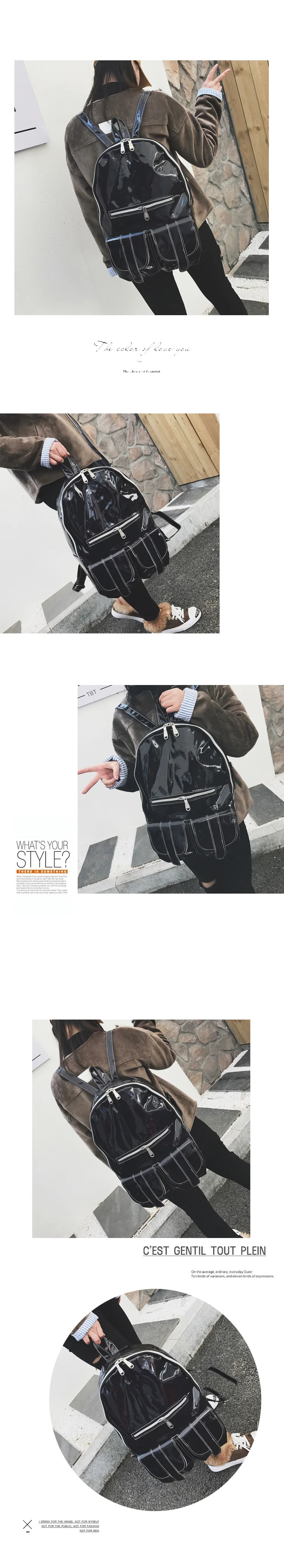 2018 модные женские туфли женский рюкзак школьный рюкзак Водонепроницаемый Дорожная сумка на ремне, дизайнер Лазерная игристое рюкзак для