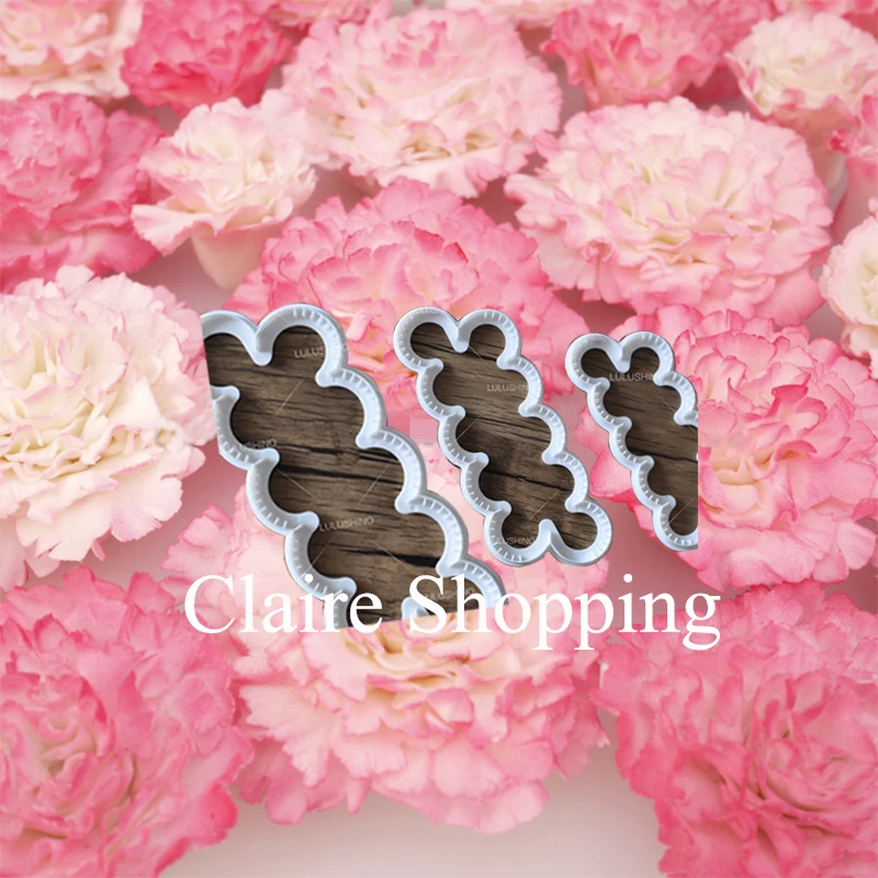 Newest Carnation Fondant Cutter 3 Pcs Plastic Cake Cookie Buscuit Cutter Mold Fondant Mold Fondant Cake Decorating Tools Tool Artist Tool Glassestool Flute Aliexpress
