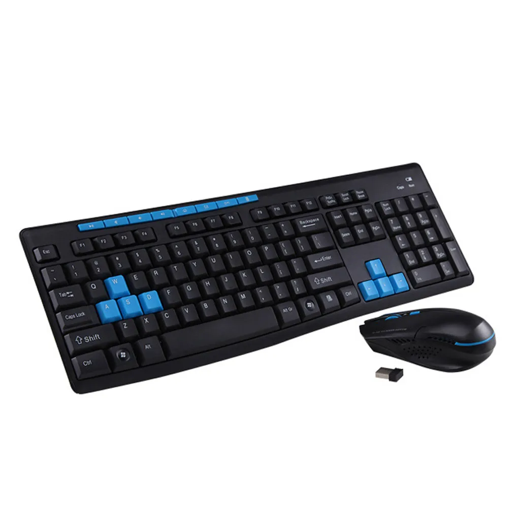 

Standard 112-Key Gaming Wireless Keyboard & Mouse for Laptops Desktops PC