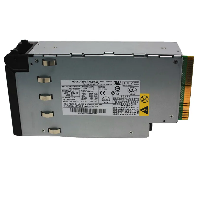 Блок питания 00N7708 370 Вт для сервера AA21650 R 24P6850 24P6849 блока X255|Блоки компьютеров| |