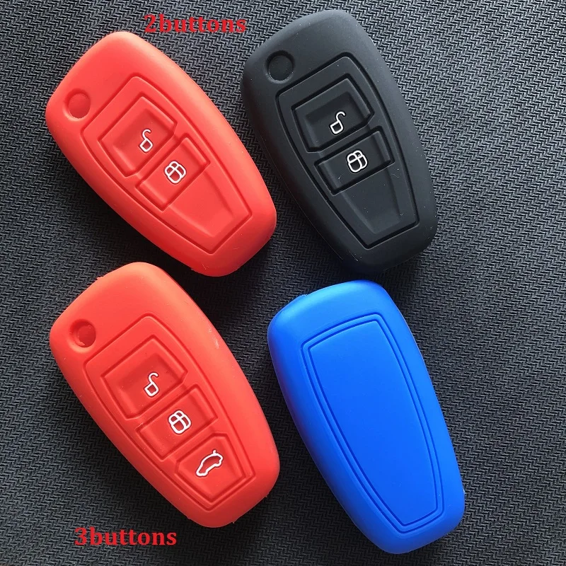 

Silicon For Mazda Car Flip FOB Remote 2 3 Button Flip Key Case Hodler BT50 BT-50 UTE 2012 2013 2014 2015