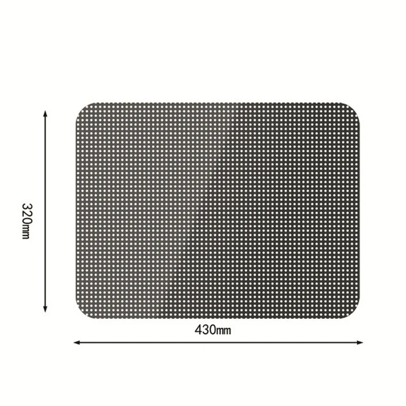 2pcs Car Window Curtain Car Side Rear Window Sun Shade Static Cling Solar Protection Covers Visor Shield Side Window Film UV