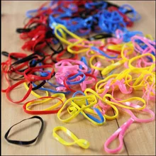 300 шт./компл. Заколки для волос для девочек, Женские аксессуары для волос детский головной канат Конфеты цветная эластичная резинка с перекрестной шнуровкой небольшом волосяным Шарм Комплект Детские G0403