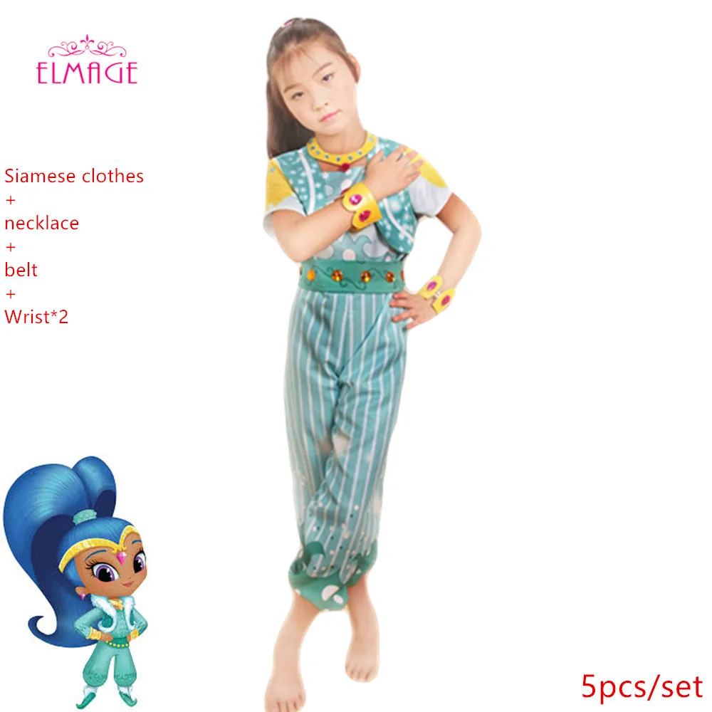 sexy police woman costume Children's day Shimmer and Shine Boxed Shimmer Dress Up Set Pre School Costume cosplay costumes Girls Outfit Halloween clothes womens halloween costumes Cosplay Costumes