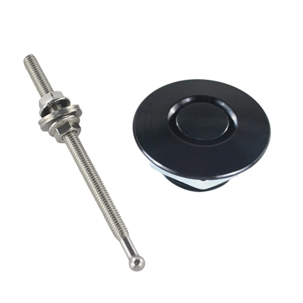 Universal 32mm/1.25" Push Button Billet Hood Pins Lock Clip Kit Engine Bonnets Lock Aluminum Car Quick Latch