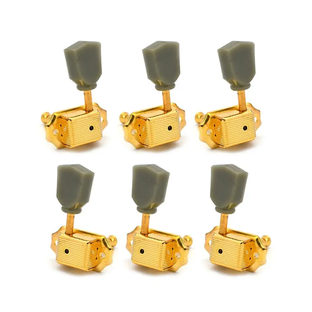 

Retro Emerald Guitar Tuning Pegs Key Tuner Guitarra Neck Machine Head 3R3L Tuning Pegs for Electric Acoustic Guitar Accessories