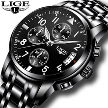 Watch Men 2018 Mens Watches Top Brand Luxury Quartz Wristwatch Men Military Full Steel Waterproof Sport Watch Relogio Masculino