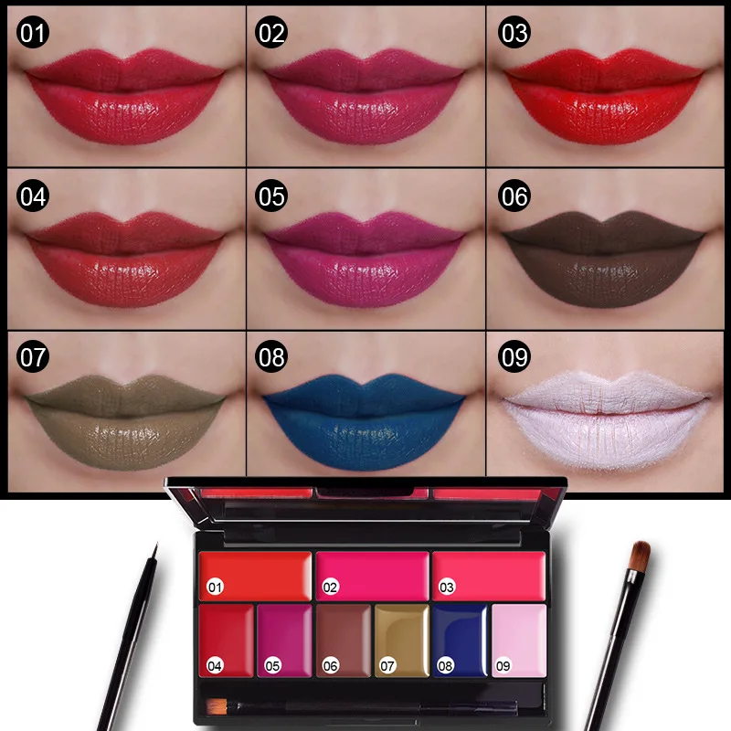 Buy 9 Colors/set Long Lasting Matte Lipstick Set With