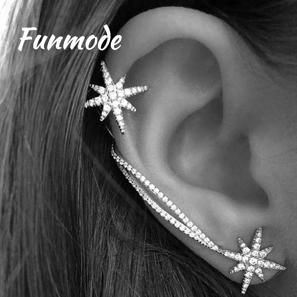 

Funmod Hot Sale AAA Cubic Zirconia Stud Earrings Crystal Girl Ear Studs Fashion Jewelry Brincos Boucle D'oreille Femme 2018F012E