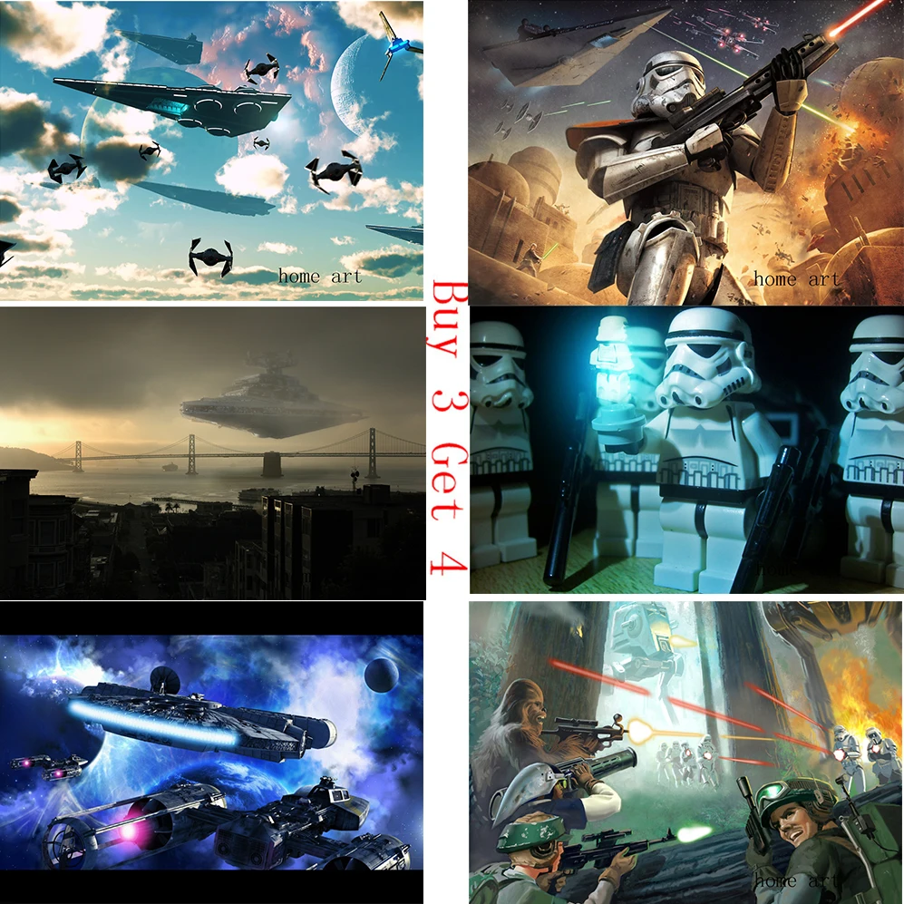Star wars art Poster Clear Image Wall Stickers Home Decoration Good Quality Prints White Coated Paper Star wars art Poster Clear Image Wall Stickers Home Decoration Good Quality Prints White Coated Paper